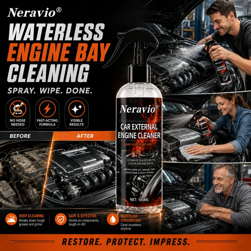 💥Limited Time 55% OFF✨ Waterless Fast Acting Car Engine Bay Cleaner