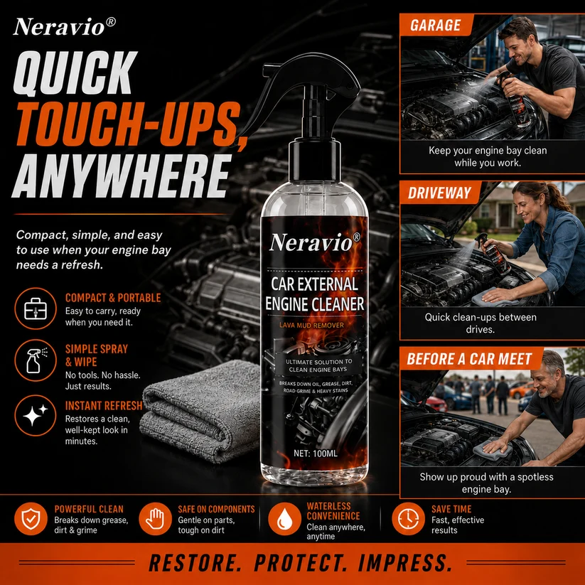 💥Limited Time 55% OFF✨ Waterless Fast Acting Car Engine Bay Cleaner
