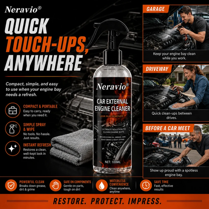 💥Limited Time 55% OFF✨ Waterless Fast Acting Car Engine Bay Cleaner