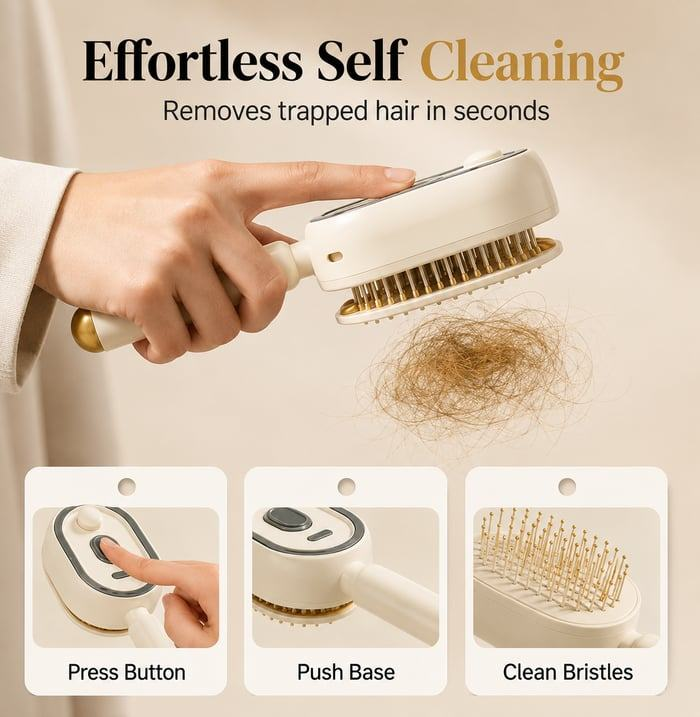 Vilviro™ ❤️Flash Sale 50% OFF🔥Electric Mist Massage Hair Brush
