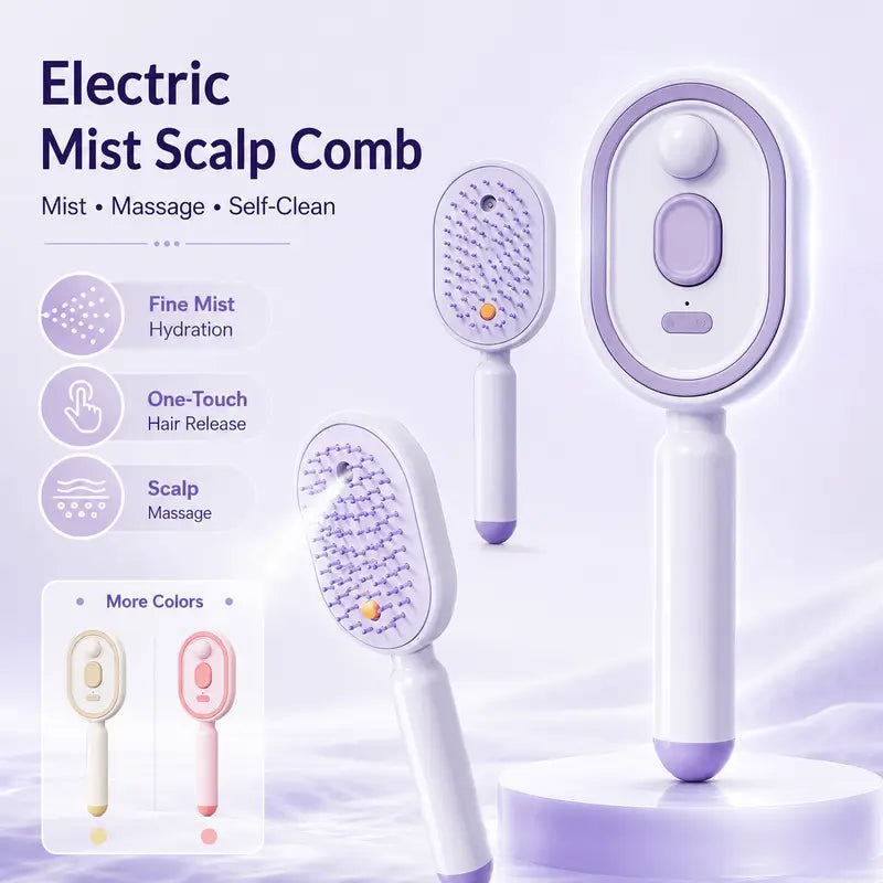 Vilviro™ ❤️Flash Sale 50% OFF🔥Electric Mist Massage Hair Brush