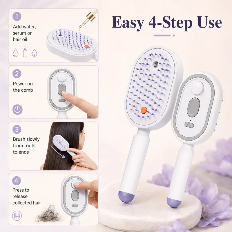 Vilviro™ ❤️Flash Sale 50% OFF🔥Electric Mist Massage Hair Brush