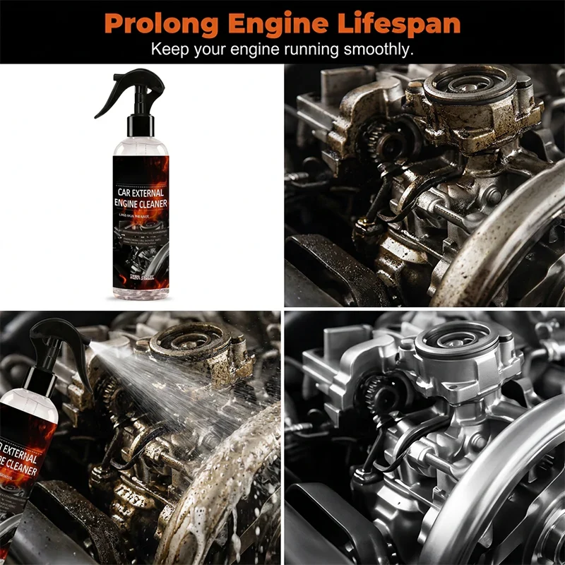 💥Limited Time 55% OFF✨ Waterless Fast Acting Car Engine Bay Cleaner