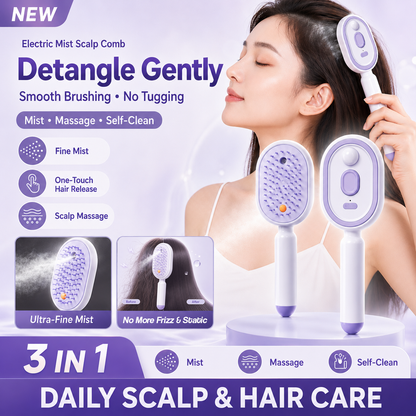Vilviro™ ❤️Flash Sale 50% OFF🔥Electric Mist Massage Hair Brush