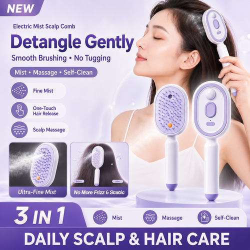 Vilviro™ ❤️Flash Sale 50% OFF🔥Electric Mist Massage Hair Brush