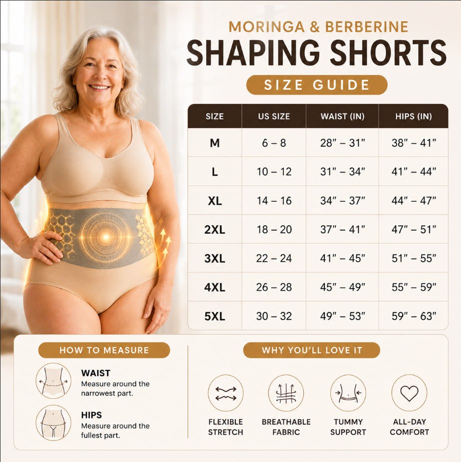 Vilviro™ - Moringa & Berberine 4-in-1 Micro-Particle Shaping & Fat Burning Shorts