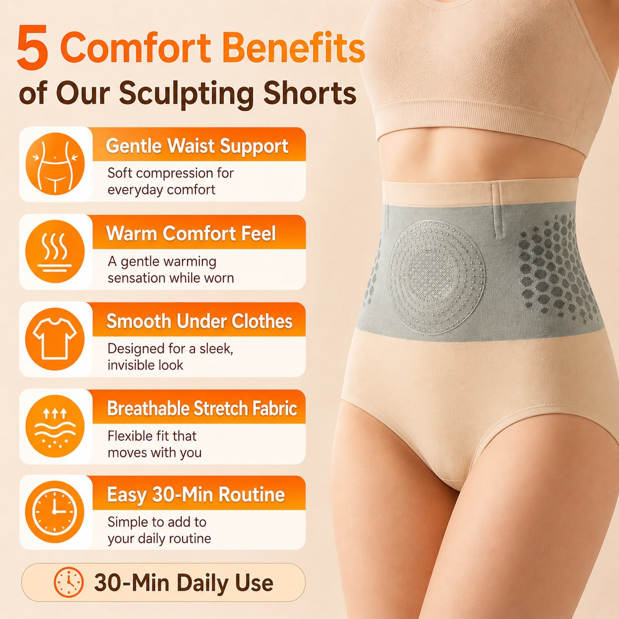 Vilviro™ - Moringa & Berberine 4-in-1 Micro-Particle Shaping & Fat Burning Shorts