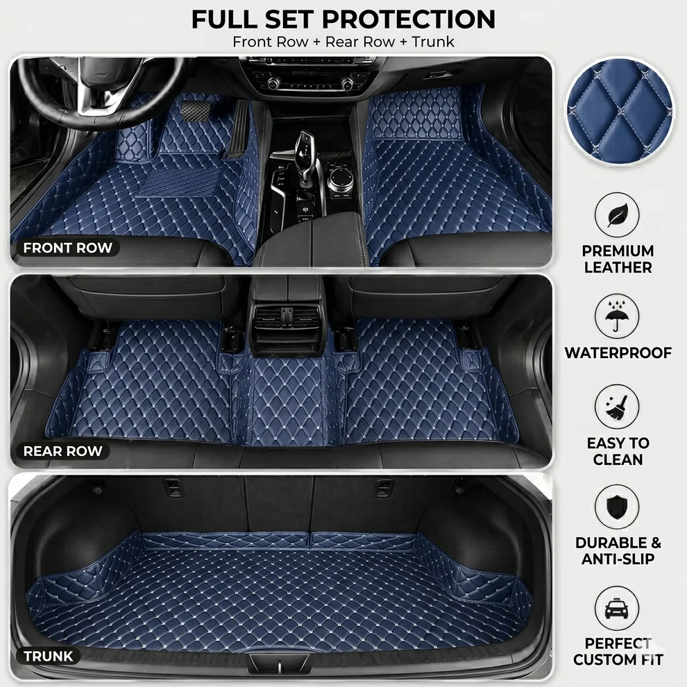 Elvie 2026 Waterproof Non-slip Universal Fit Customized Floor Mats for Cars, SUVs, and Trucks