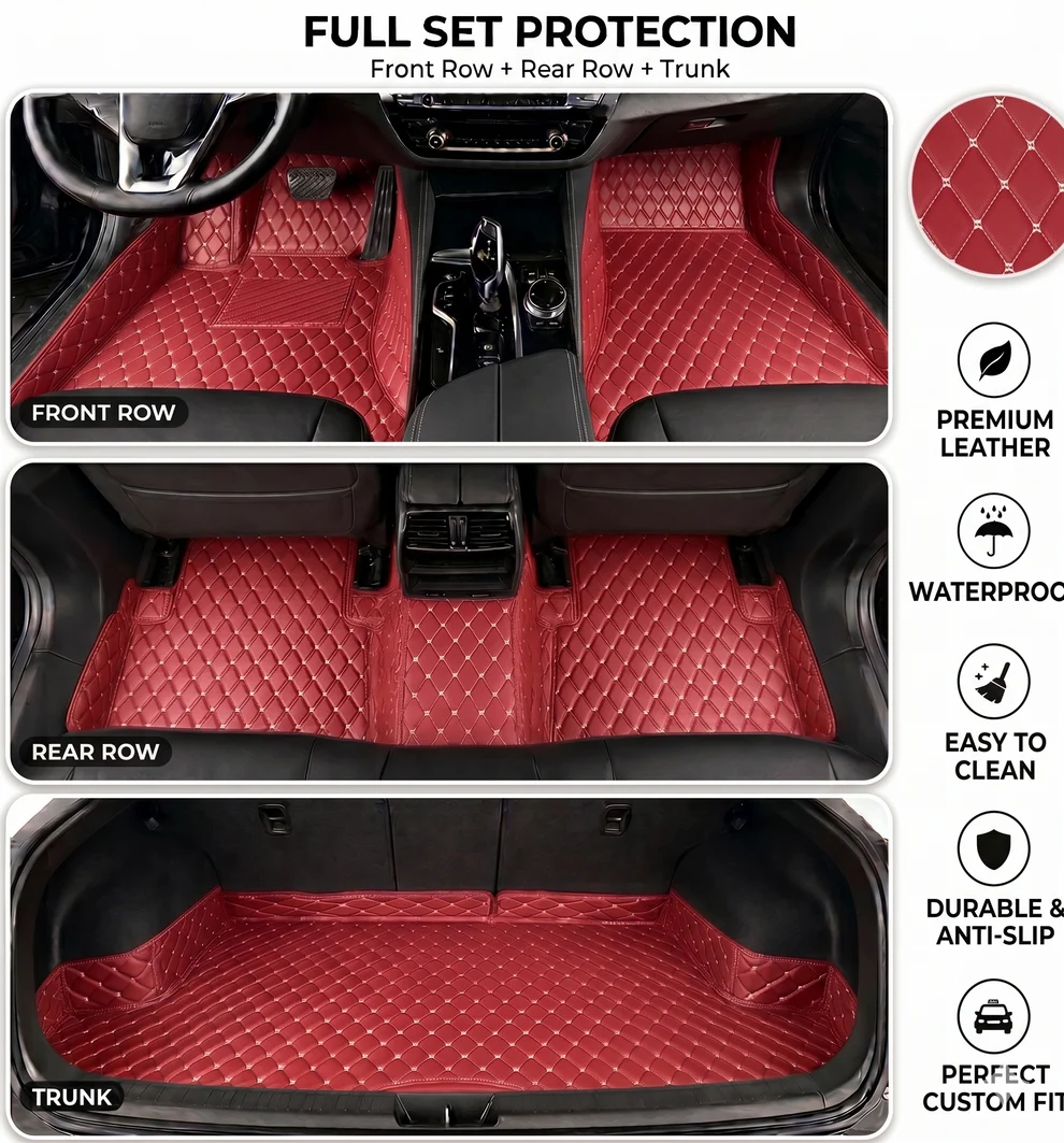 Elvie 2026 Waterproof Non-slip Universal Fit Customized Floor Mats for Cars, SUVs, and Trucks