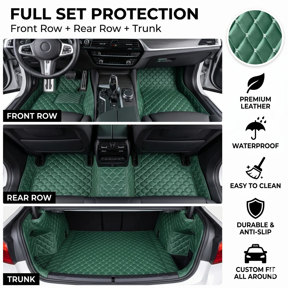 Elvie 2026 Waterproof Non-slip Universal Fit Customized Floor Mats for Cars, SUVs, and Trucks